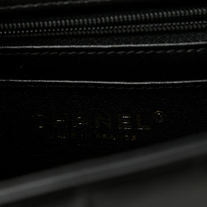 Chanel Lambskin Resin Crystal Square Quilted Mini Monacoco Flap Black 6 of 11