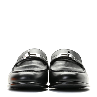 Hermes Calfskin Destin Loafers 40 Black 2 of 15