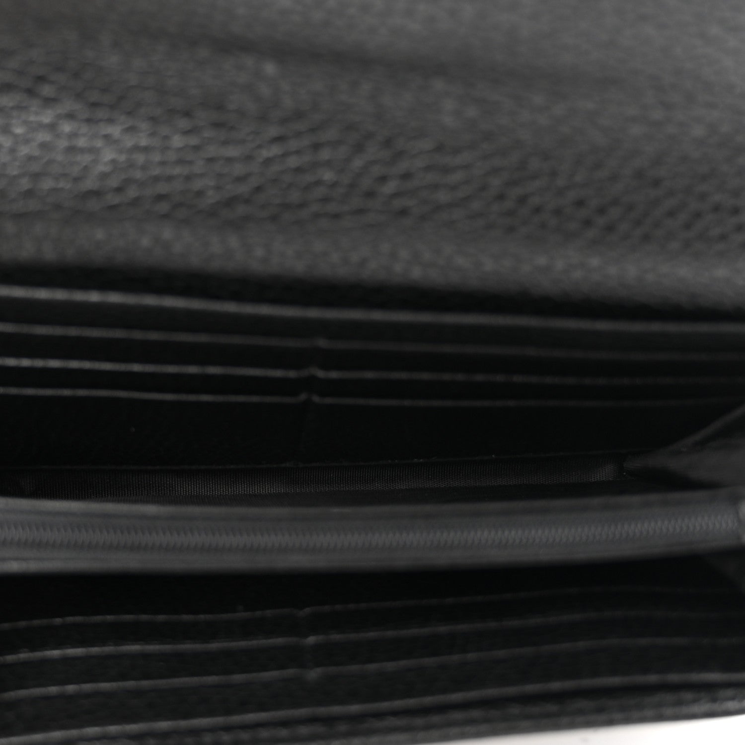 Gucci Pebbled Calfskin Large Soho Continental Wallet Black 5 of 7