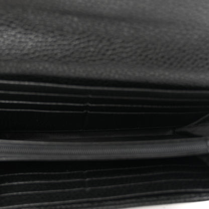 Gucci Pebbled Calfskin Large Soho Continental Wallet Black 5 of 7
