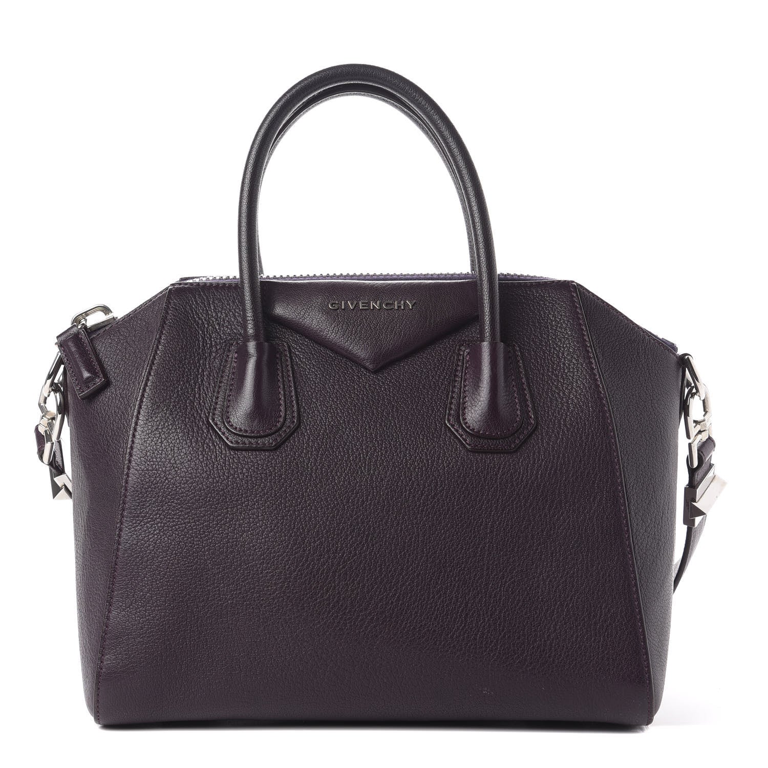 Givenchy Sugar Goatskin Small Antigona Aubergine 1 of 12