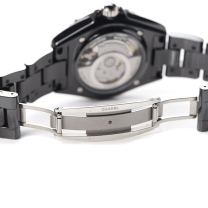 Chanel Stainless Steel Ceramic 38mm J12 Automatic Watch Black 6 of 7