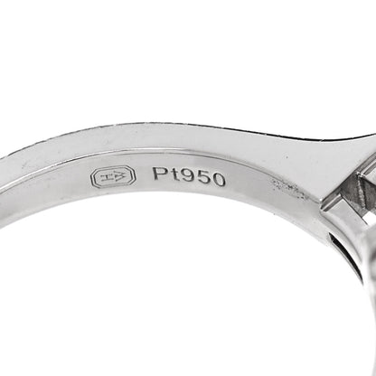 Harry Winston Platinum Diamond 1.01ct Pear Cut Tapered Baguette Classic Engagement Ring 49 5 5 of 7