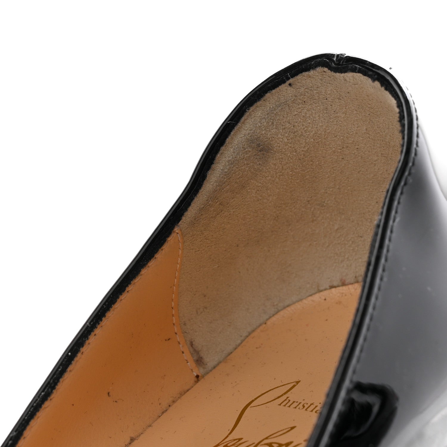Christian Louboutin Patent Calfskin Miss Sab 85 Pumps 37.5 Black 9 of 11