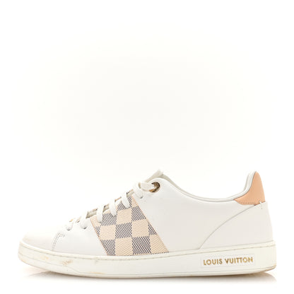 Louis Vuitton Damier Azur Front Row Sneaker 37.5 White 1 of 9