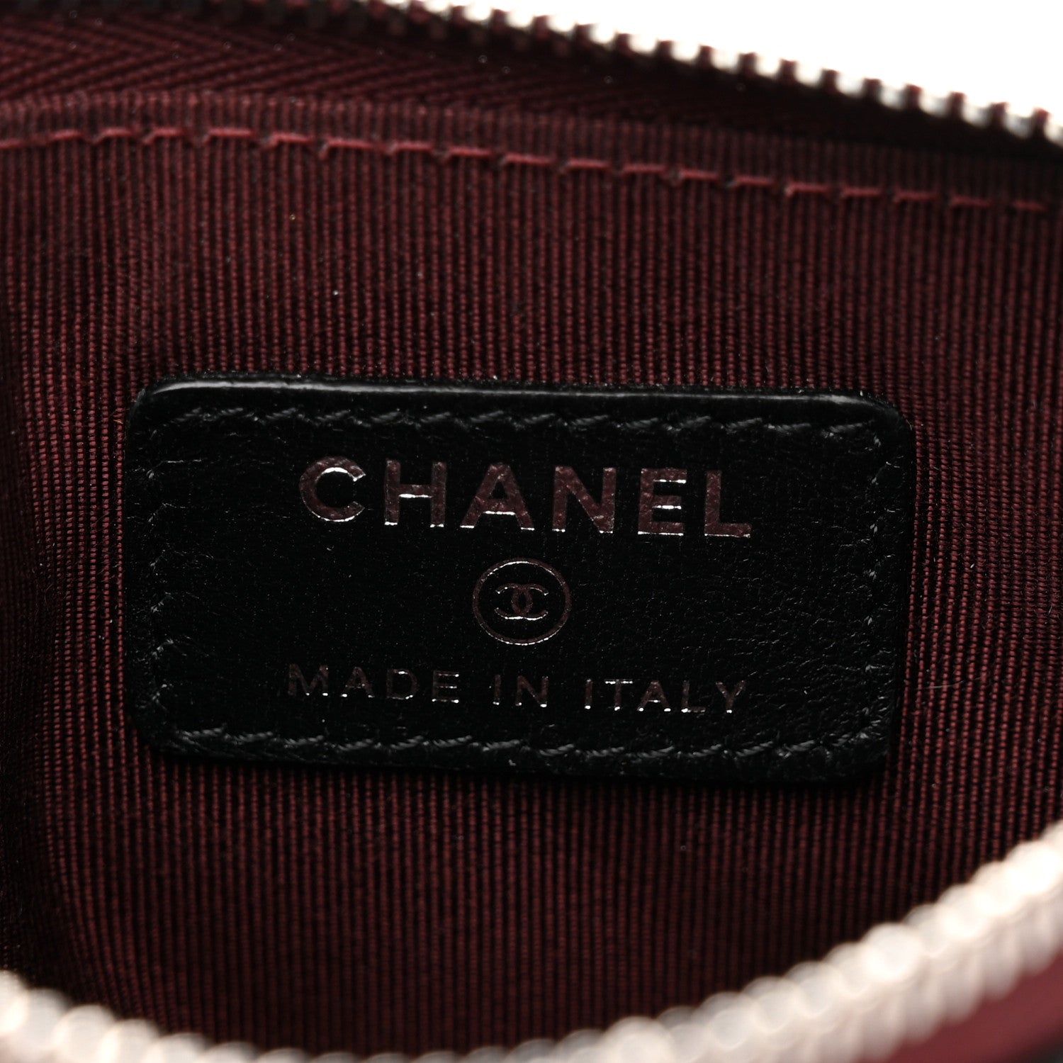 Chanel Lambskin Quilted Small Cosmetic Case Black 6 of 8