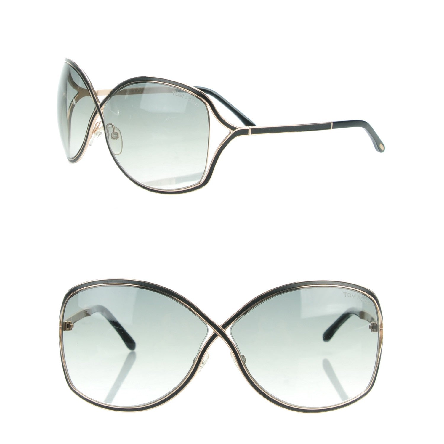 Tom Ford Rickie Crossover Sunglasses TF179 Black 1 of 6