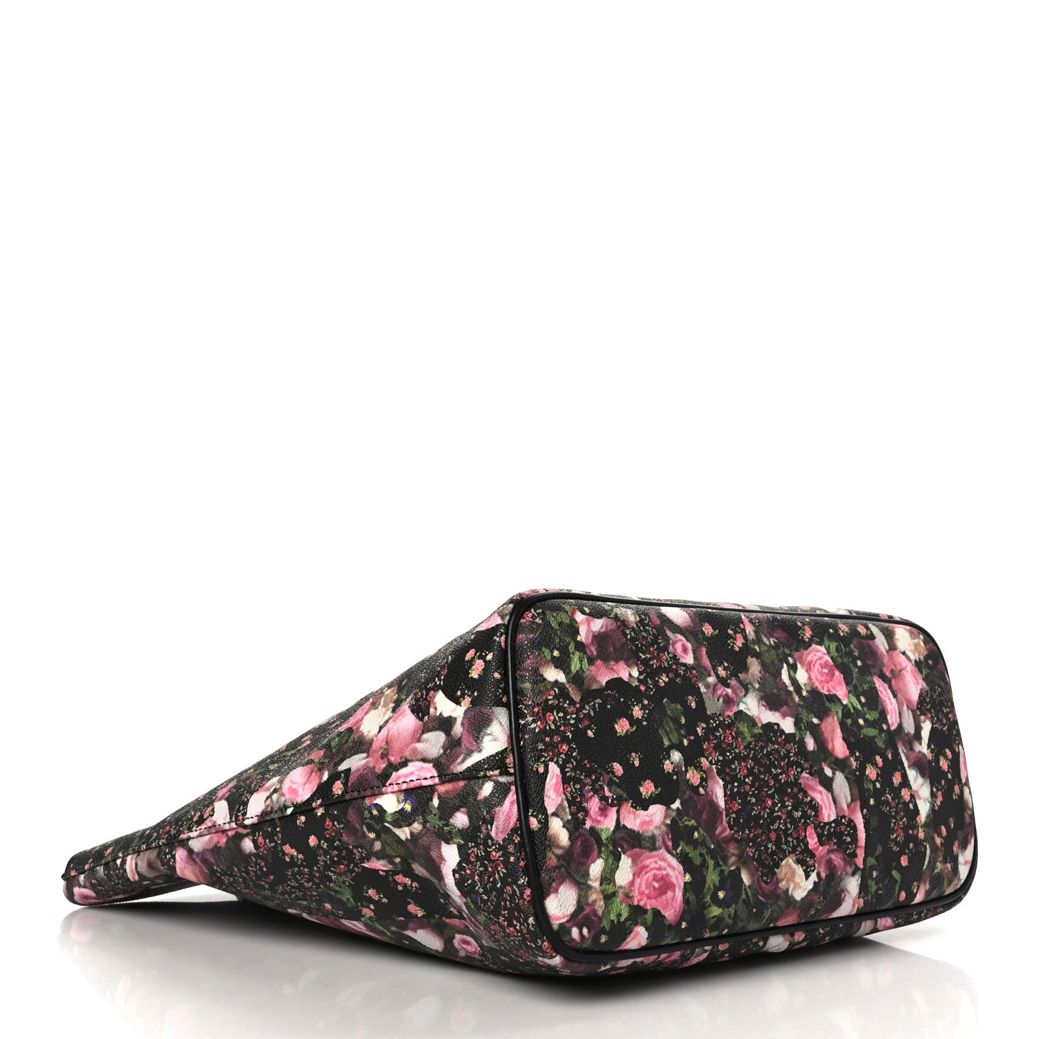 Givenchy Textured Coated Canvas Roses Camouflage Print Large Antigona Tote Black 5 of 9
