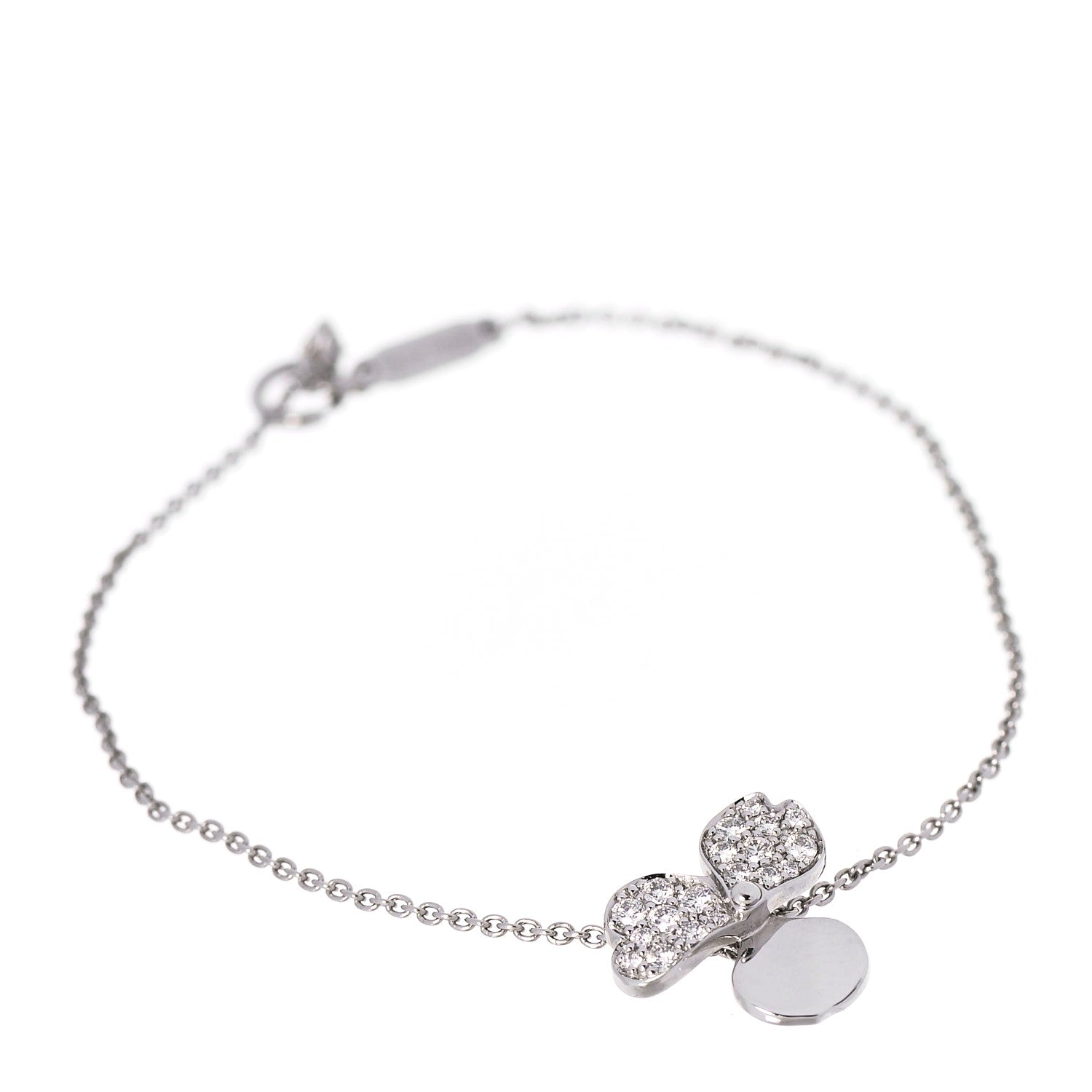 Tiffany Platinum Diamond Paper Flowers Bracelet 1 of 6