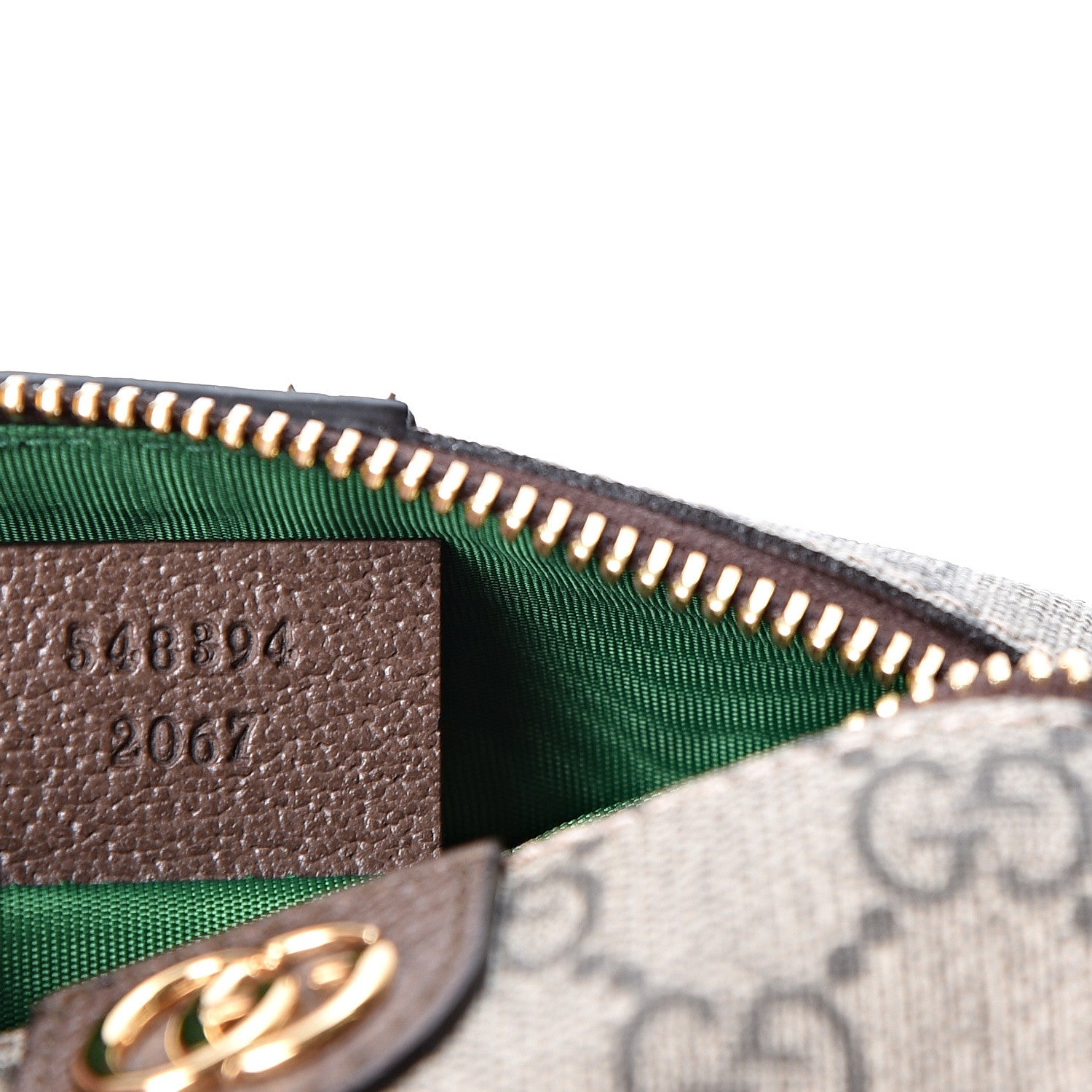 Gucci Soft GG Supreme Monogram Calfskin Small Ophidia Cosmetic Case Beige Ebony New Acero 6 of 9