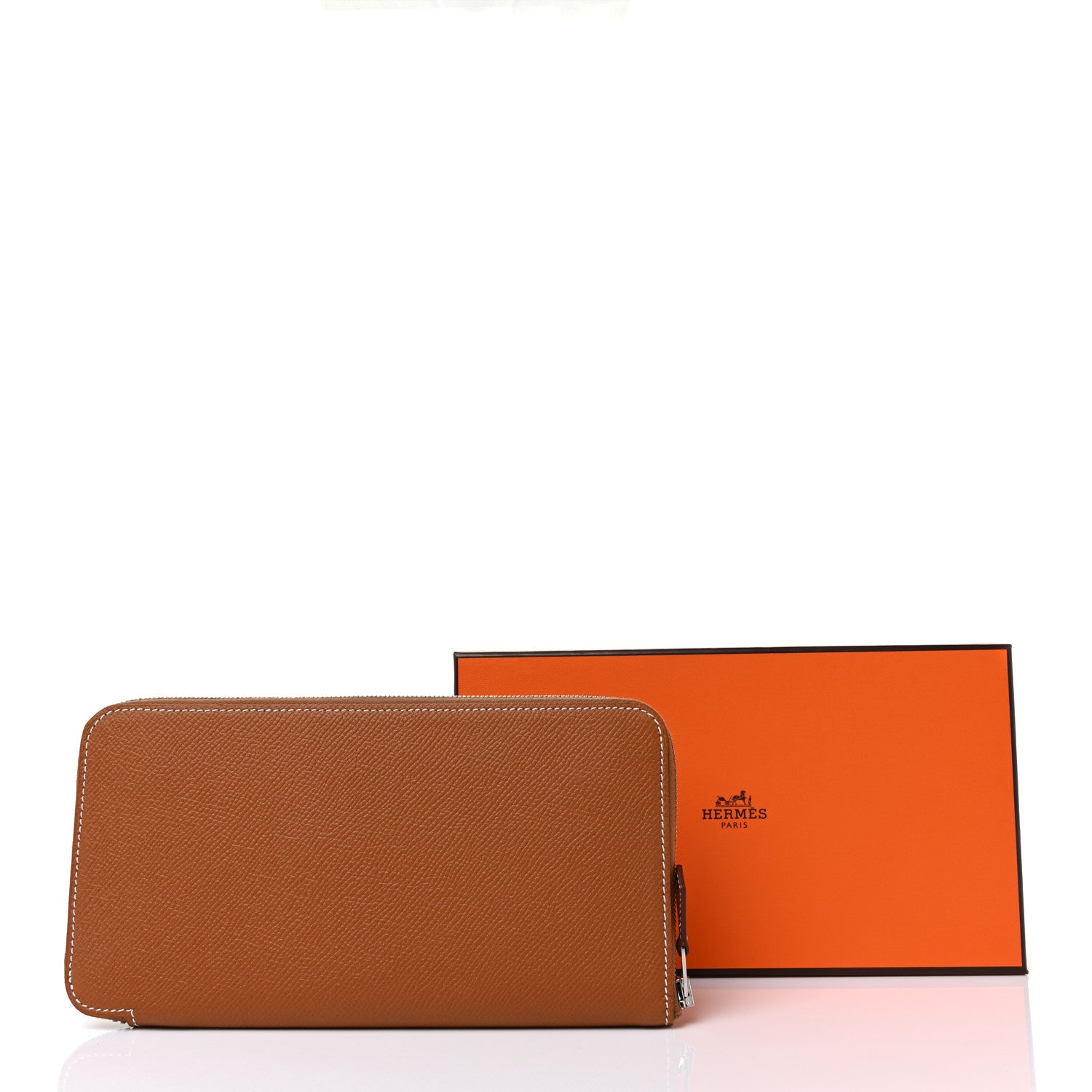 Hermes Epsom Silk'In Wallet Gold Jaune De Naples 9 of 9