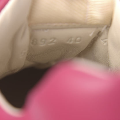 Gucci Calfskin Logo Womens Rhyton Sneakers 40 Box Pink 8 of 9