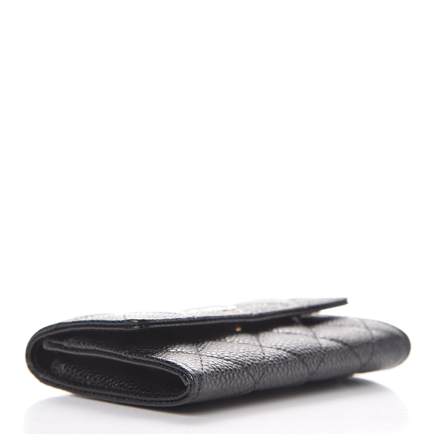 Chanel Caviar Quilted Flap Card Holder Black 4 of 9