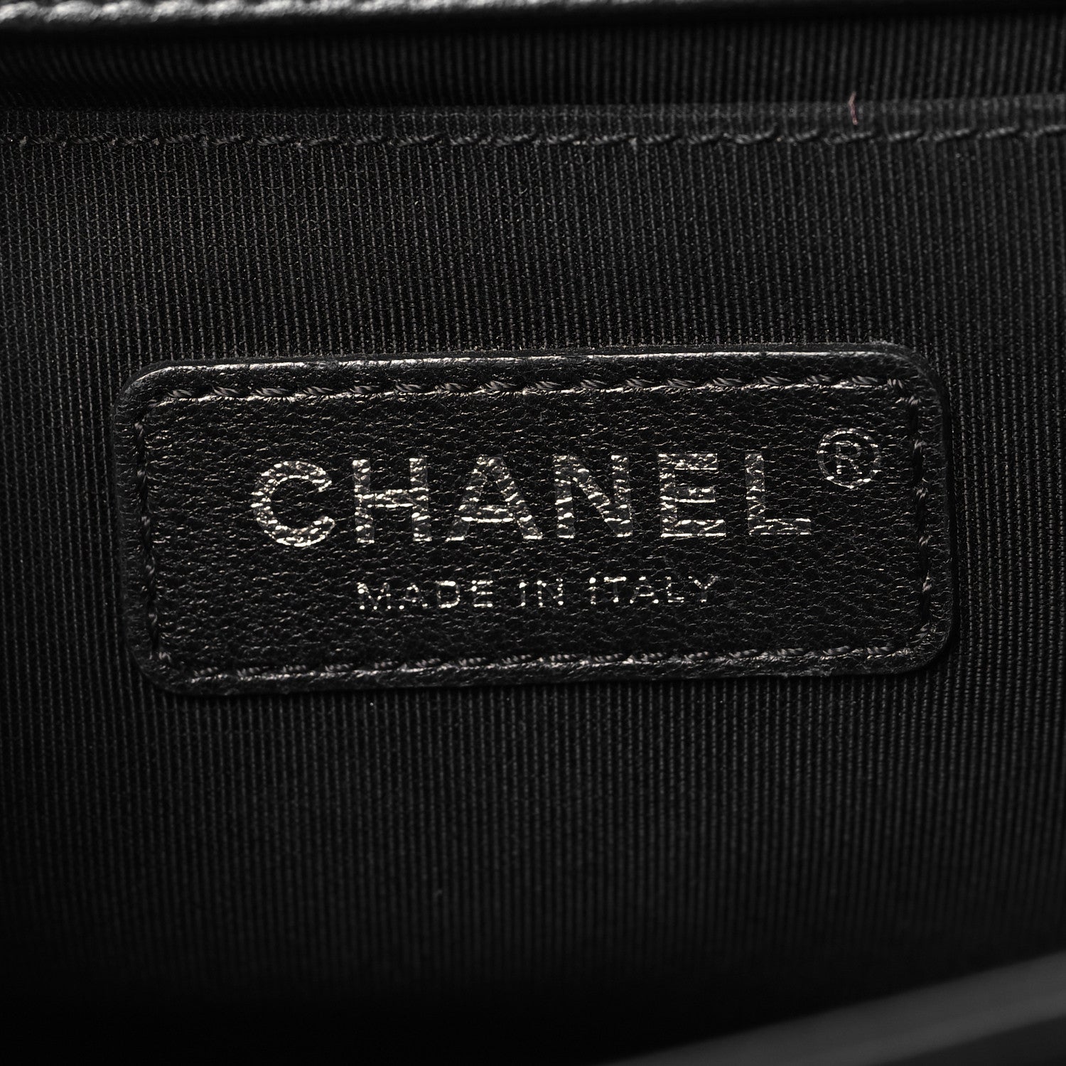 Chanel Lambskin Quilted Medium Boy Flap Black 6 of 10