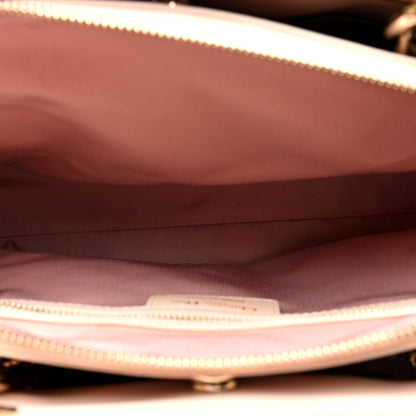 Christian Dior Lambskin Cannage Small Dior Soft Zipped Shopping Tote Light Pink 5 of 13