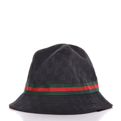 Gucci Monogram Web Bucket Hat Black L 3 of 6