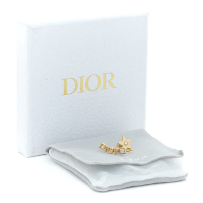 Christian Dior Metal Crystal Dio(r)evolution Earrings Gold 4 of 4