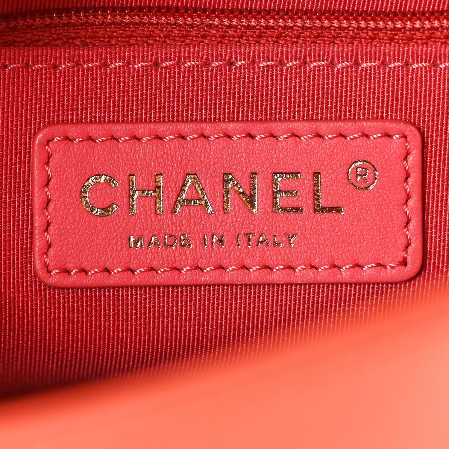 Chanel Sheepskin Quilted Medium Vintage Mademoiselle Flap Coral Orange 6 of 10
