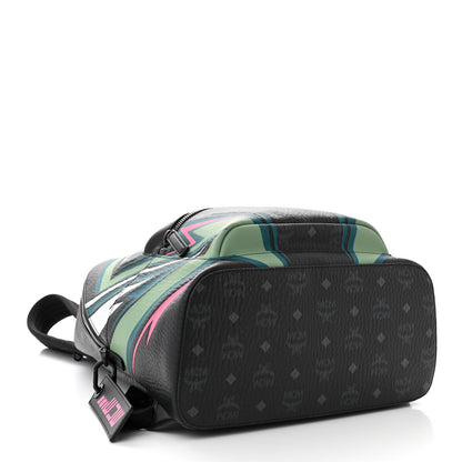 MCM otor Visetos Medium Stark Backpack Black 4 of 10