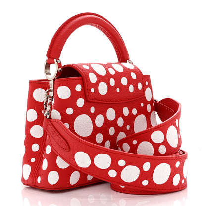 Louis Vuitton LV X YK Taurillon Capucines Mini Red White 3 of 9