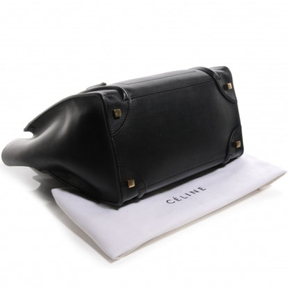 Celine Smooth Calfskin Mini Luggage Black 4 of 9
