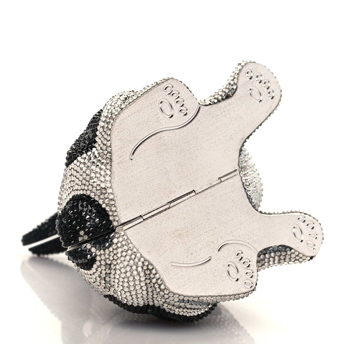 Crystal French Bulldog Fred Minaudiere Clutch