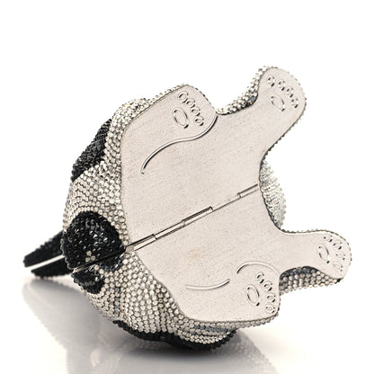 Judith Leiber Crystal French Bulldog Fred Minaudiere Clutch 3 of 9