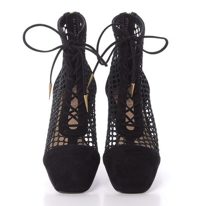 Christian Dior Suede Resille Naughtily-D 30mm Ankle Boots 39 Black 8 of 11