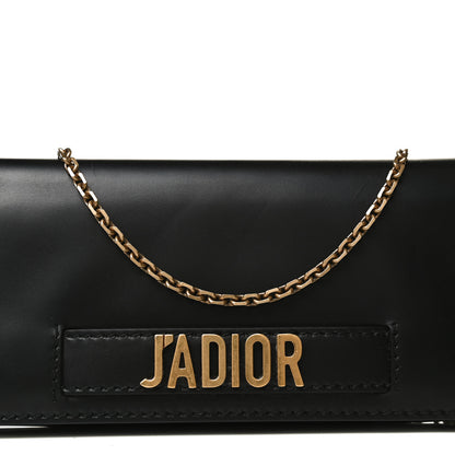 Christian Dior Smooth Calfskin J'adior Croisiere Chain Wallet Black 6 of 13