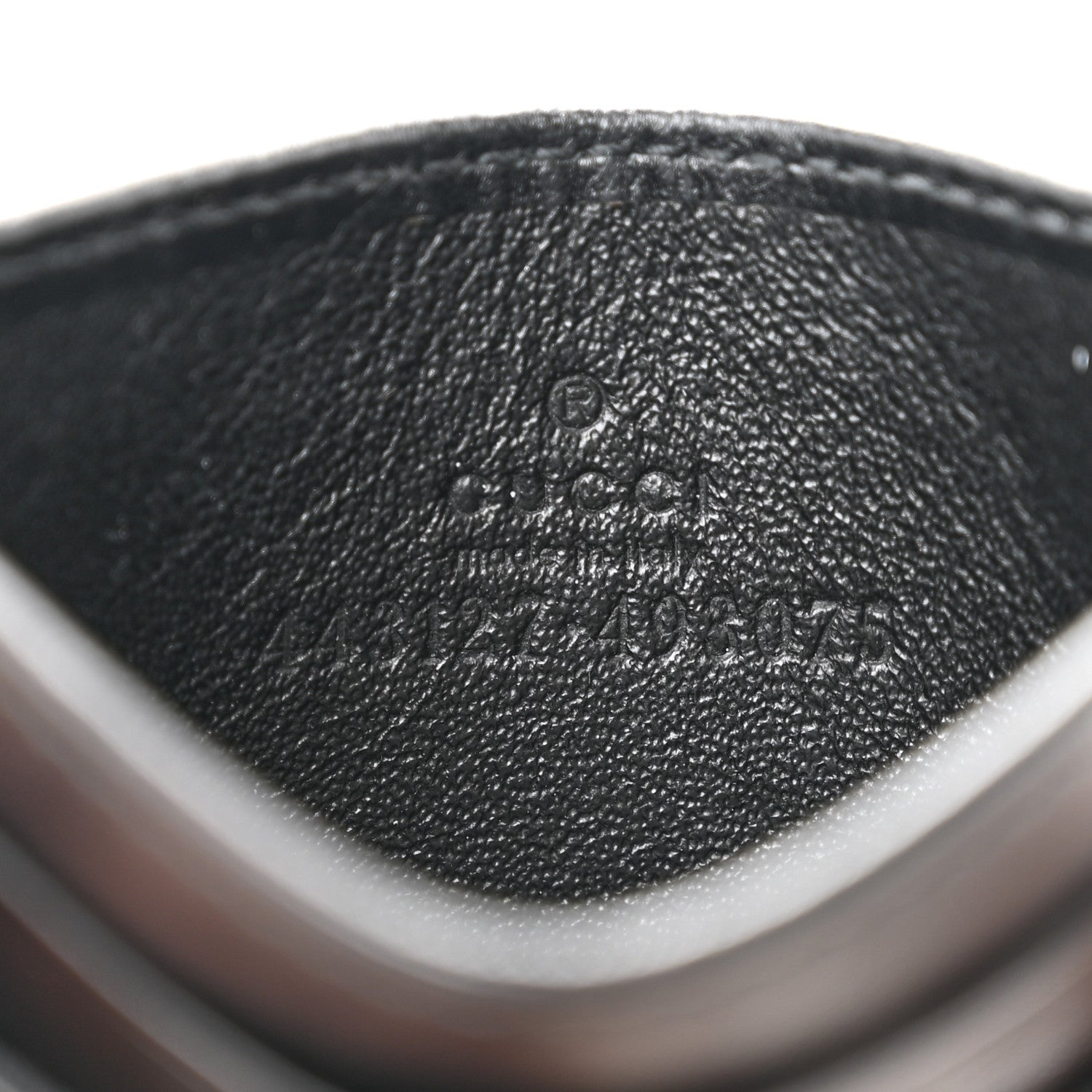 Gucci Calfskin Matelasse GG Marmont Card Holder Black 6 of 10