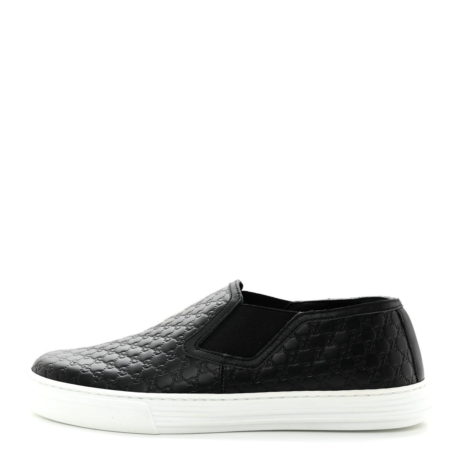 Gucci Microguccissima Mens Dublin Slip On Sneakers 5 Black 1 of 13