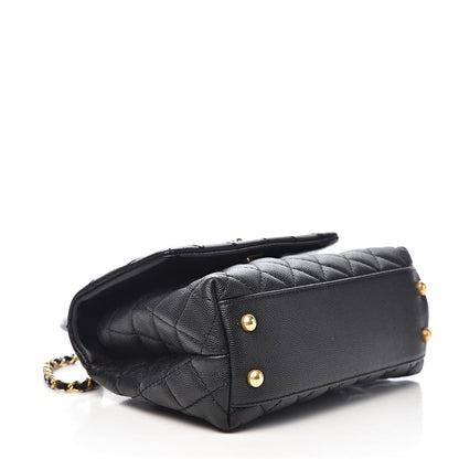 Chanel Caviar Quilted Mini Coco Handle Flap Black 4 of 11