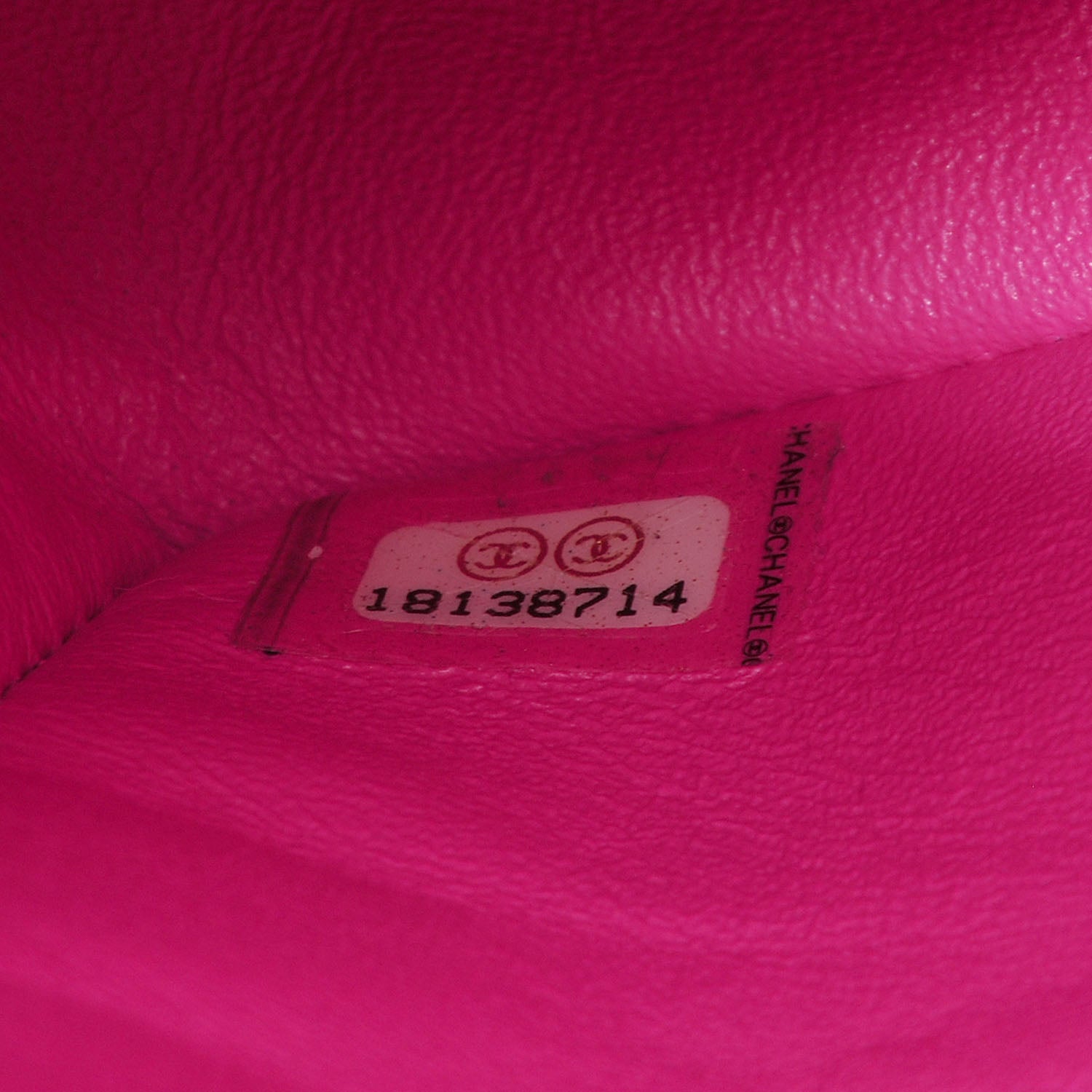 Chanel Iridescent Caviar Maxi Double Flap Pink 8 of 8