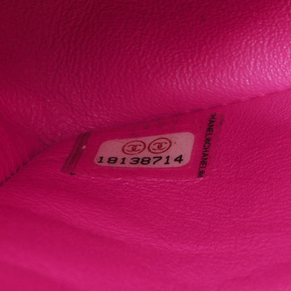 Chanel Iridescent Caviar Maxi Double Flap Pink 8 of 8