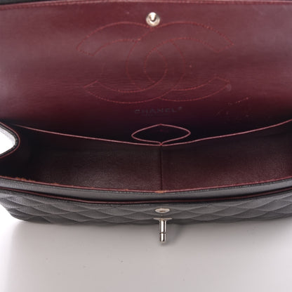 Chanel Caviar Quilted Jumbo Double Flap Black 6 of 16