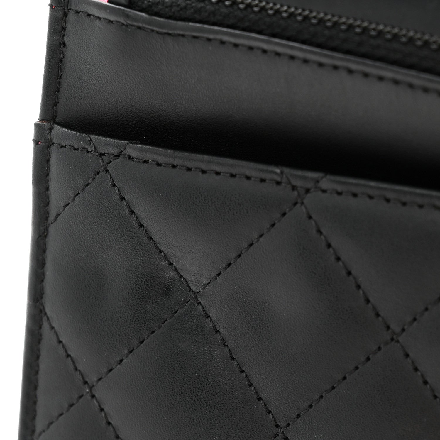 Chanel Calfskin Quilted Cambon Wallet on Chain WOC Black 15 of 15
