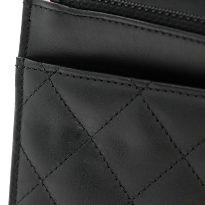 Chanel Calfskin Quilted Cambon Wallet on Chain WOC Black 15 of 15
