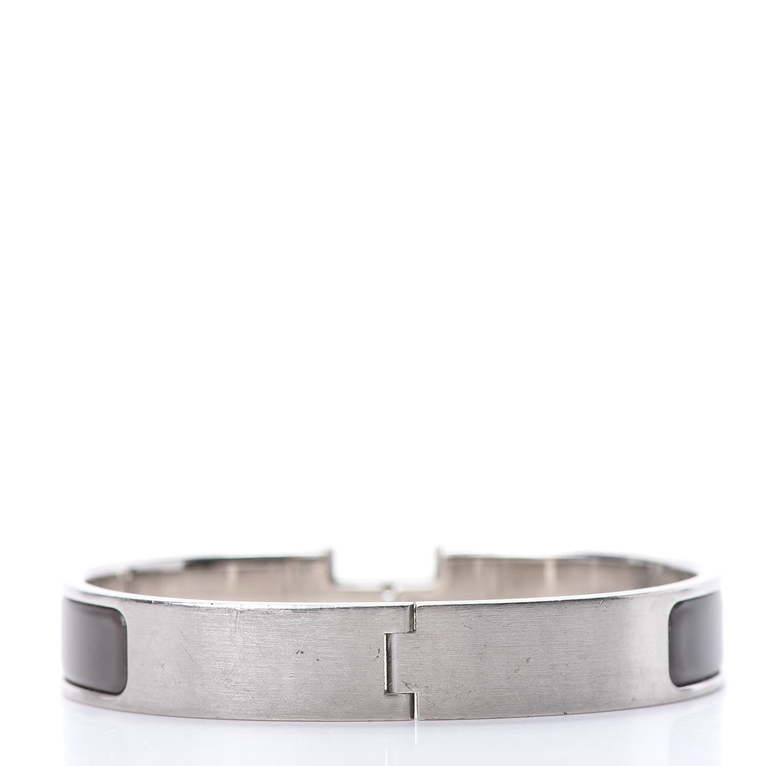 Hermes Matte Enamel Narrow Clic Clac HH Bracelet T5 Etain 3 of 6