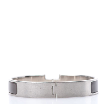 Hermes Matte Enamel Narrow Clic Clac HH Bracelet T5 Etain 3 of 6