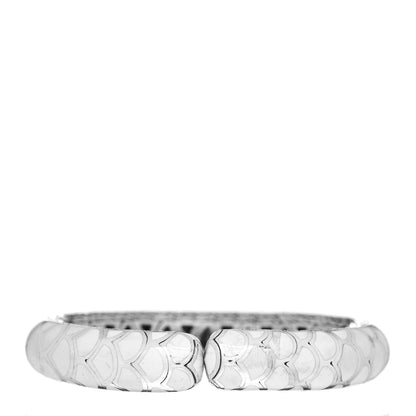John Hardy Sterling Silver Enamel Slim Flex Naga Cuff Bracelet White 2 of 4