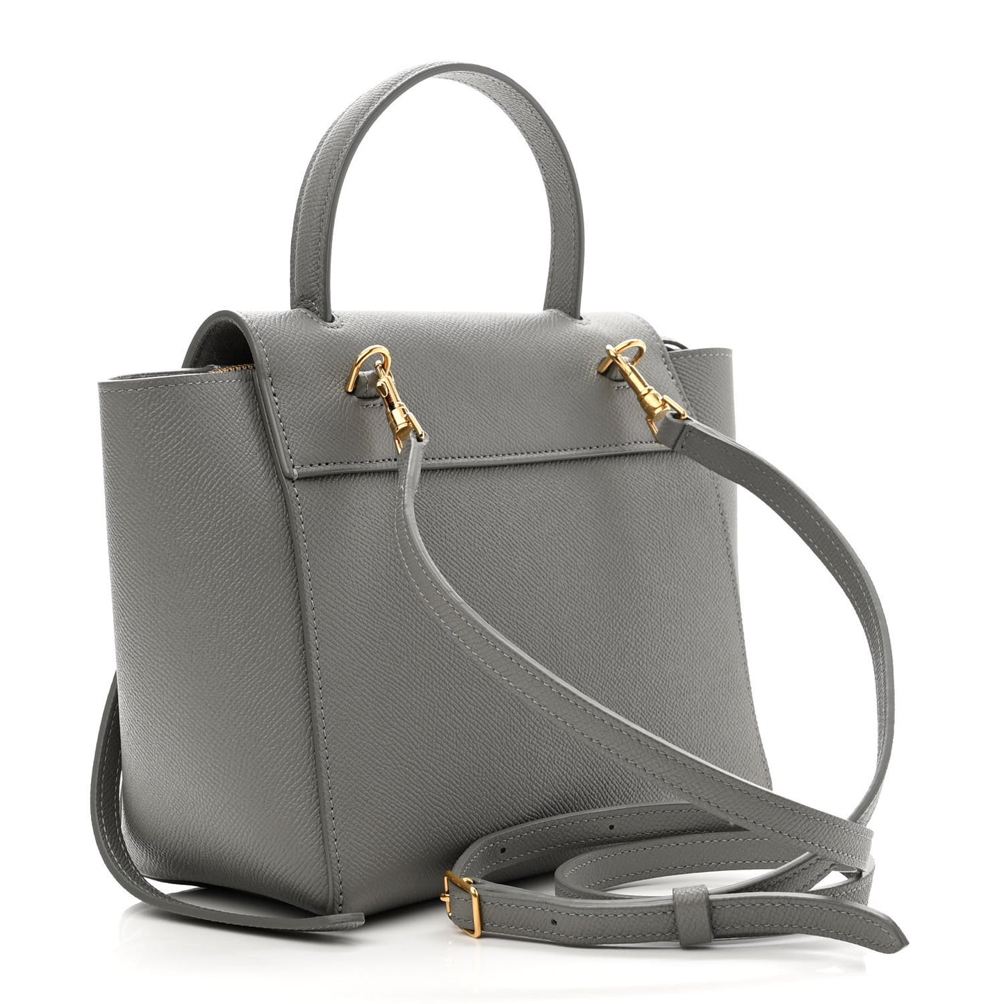 Grained Calfskin Nano Belt Bag Cloud