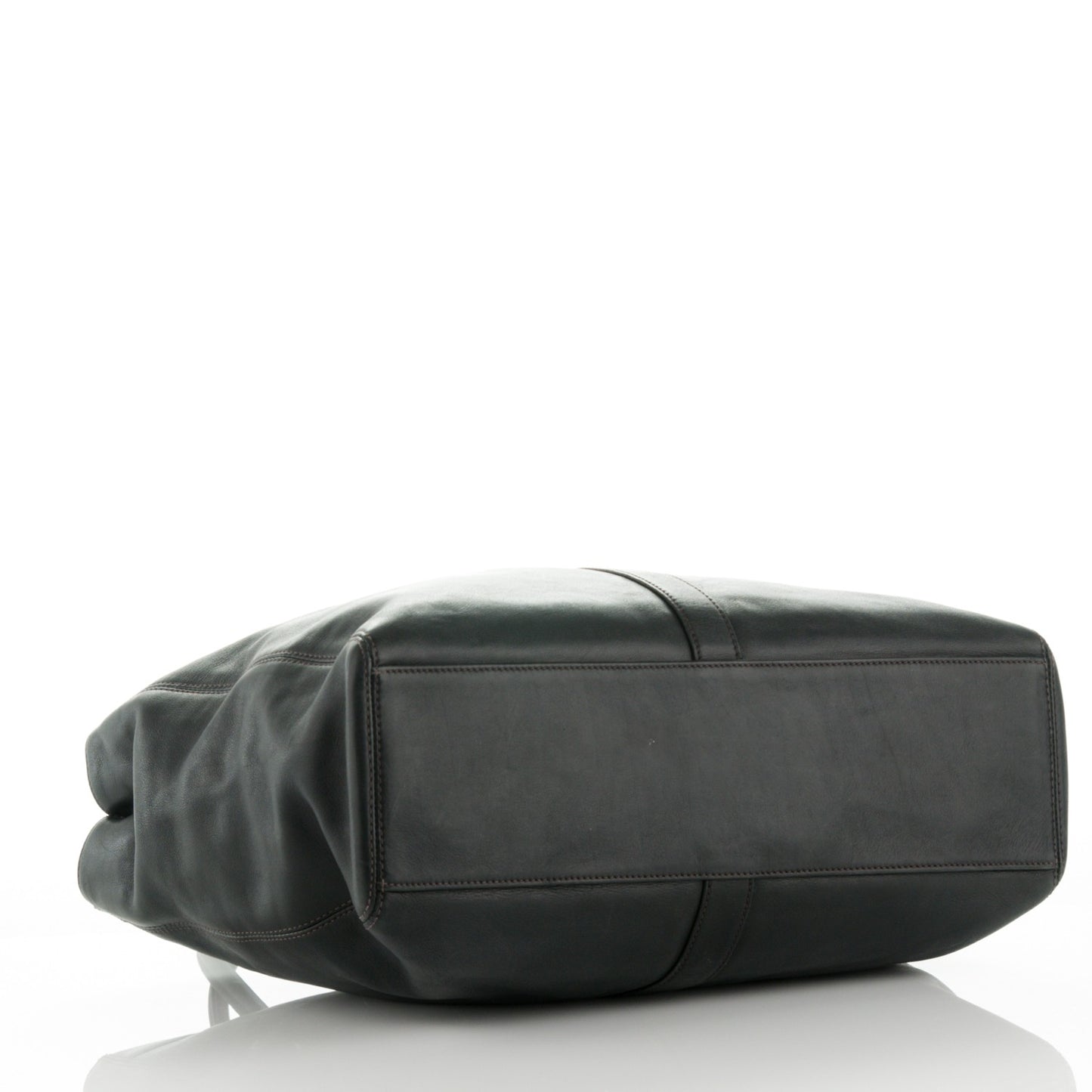 Calfskin Large Shopping Tote Black