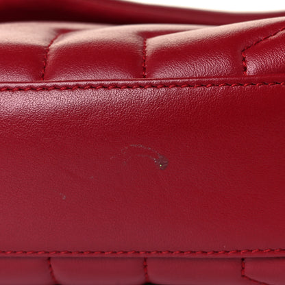 Saint Laurent Calfskin Y Quilted Monogram Toy Loulou Crossbody Bag New Lipstick 12 of 13