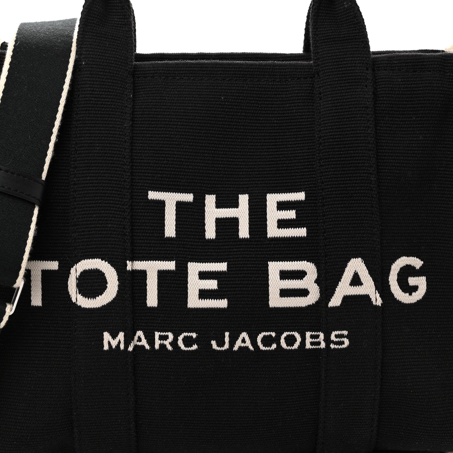 Marc Jacobs Jacquard Medium The Traveler Tote Bag Black 8 of 10