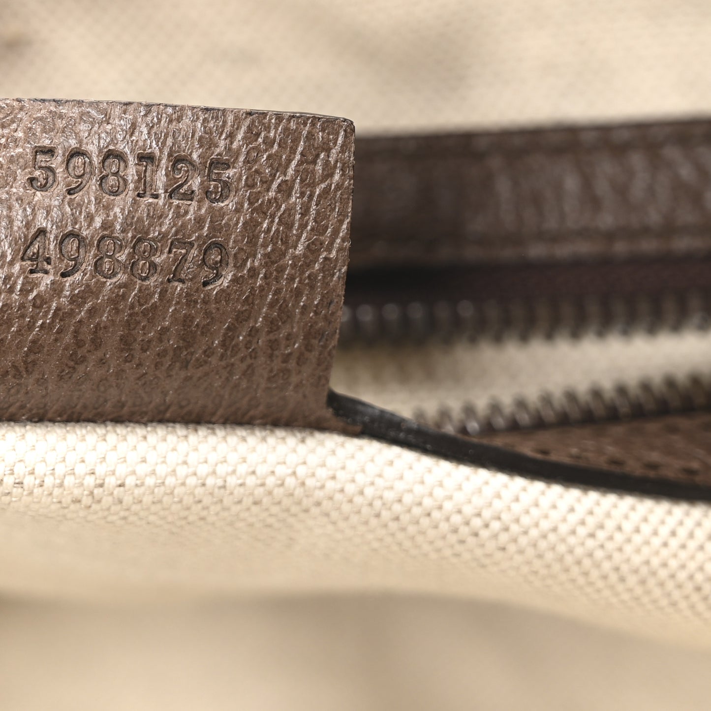 GG Supreme Monogram Web Small Ophidia Half Moon Hobo Brown