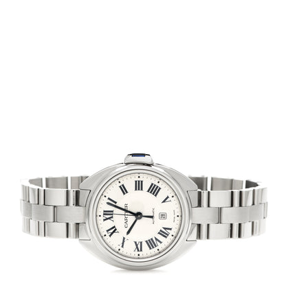 Cartier Stainless Steel 31mm Cle De Cartier Automatic Watch 2 of 5
