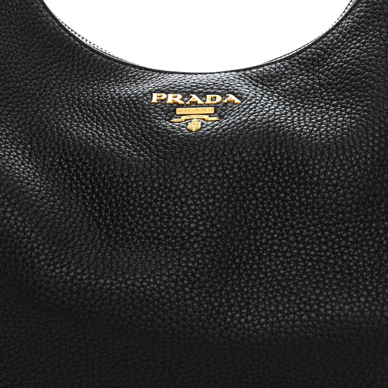 Prada Vitello Daino Hobo Black 11 of 16