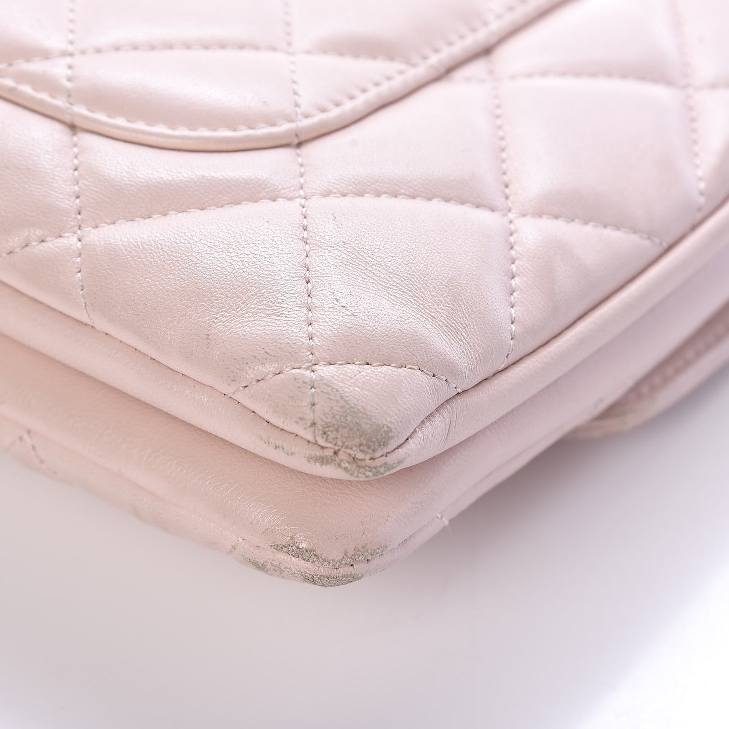Lambskin Quilted Medium Trendy CC Flap Pink