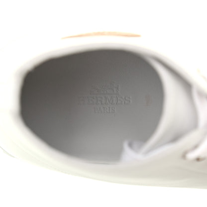 Hermes Calfskin Womens Climb Sneakers 36.5 White 7 of 11