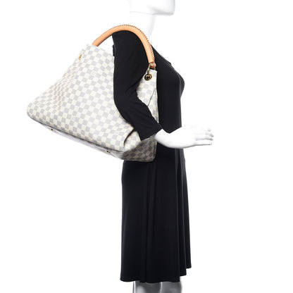 Louis Vuitton Damier Azur Artsy MM 2 of 10